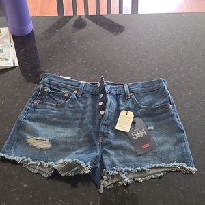 Levi's 501 shorts high rise